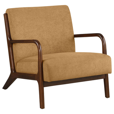 Foster Upholstered Wood Frame Accent Chair Honey - 902271