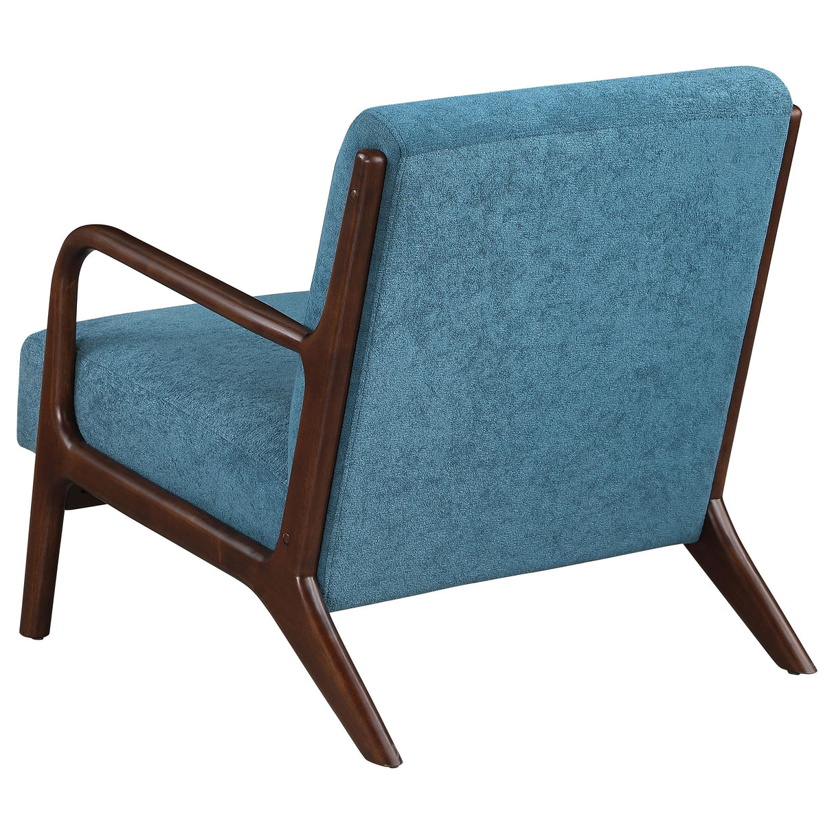 Foster Upholstered Wood Frame Accent Chair Peacock Blue - 902272