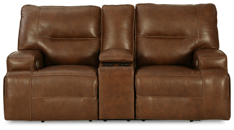 Francesca Sofa, Loveseat and Recliner in Auburn - PKG014482