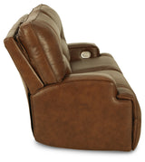 Francesca Sofa, Loveseat and Recliner in Auburn - PKG014482