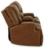 Francesca Sofa, Loveseat and Recliner in Auburn - PKG014482