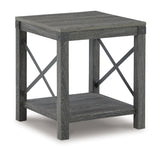 Freedan Coffee Table with 1 End Table in Grayish Brown - PKG010551