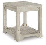 Fregine Coffee Table with 1 End Table in Whitewash from Ashley - Luna Furniture