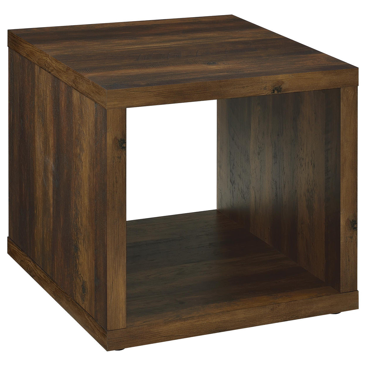 Frisco Square Engineered Wood Side End Table Dark Pine from Coaster - Luna Furniture