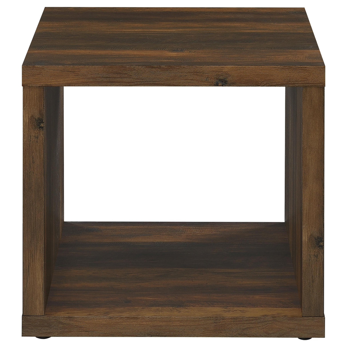 Frisco Square Engineered Wood Side End Table Dark Pine from Coaster - Luna Furniture