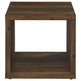 Frisco Square Engineered Wood Side End Table Dark Pine from Coaster - Luna Furniture