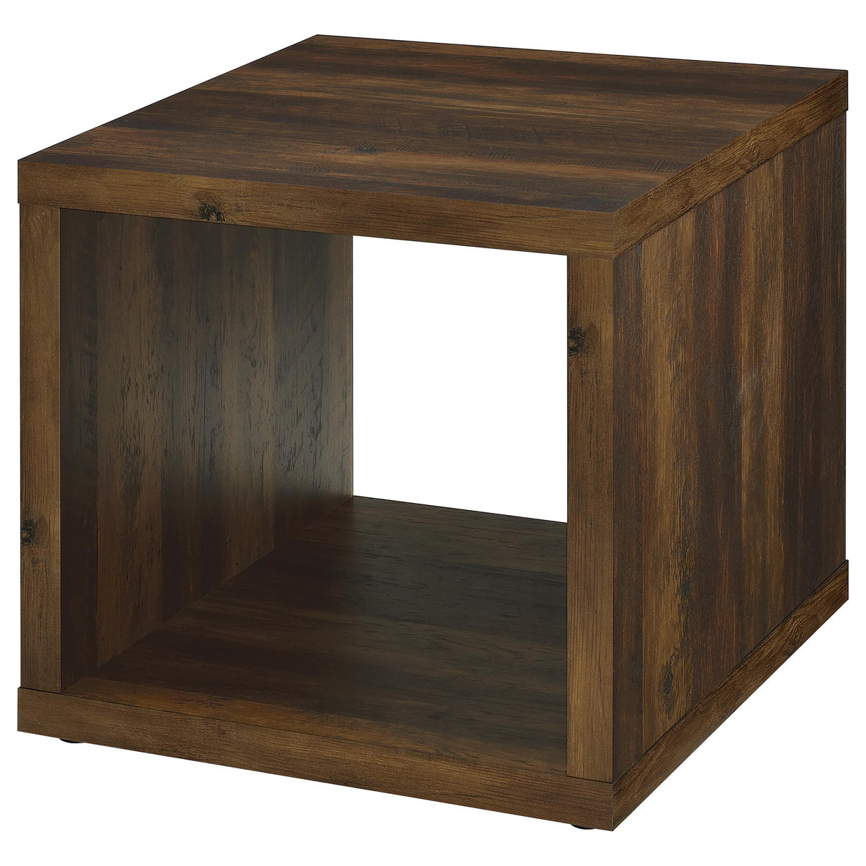 Frisco Square Engineered Wood Side End Table Dark Pine from Coaster - Luna Furniture