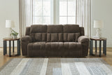 Frohn Chocolate Reclining Sofa - 3740788