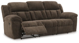 Frohn Chocolate Reclining Sofa - 3740788