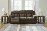 Frohn Chocolate Reclining Sofa - 3740788