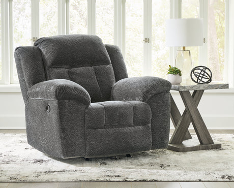 Frohn Graphite Recliner - 3740625