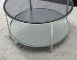 Frostine Round Cocktail Table from Steve Silver - Luna Furniture