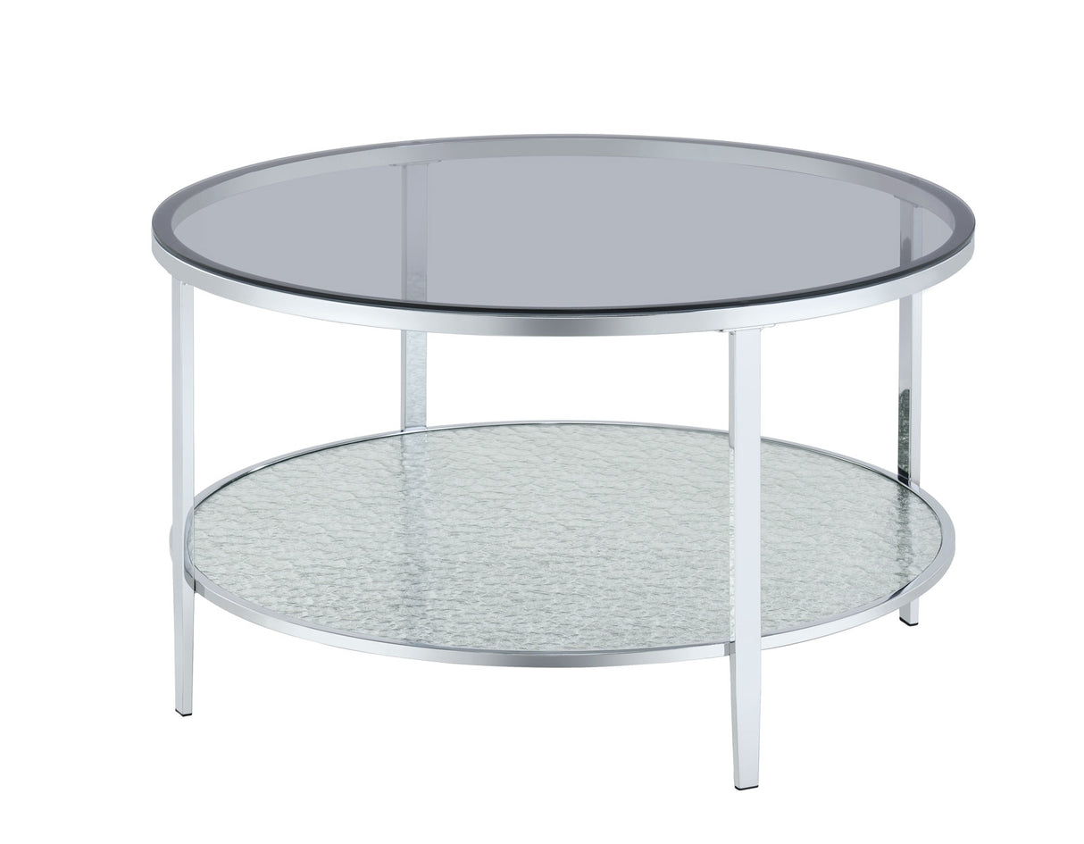 Frostine Round Cocktail Table from Steve Silver - Luna Furniture