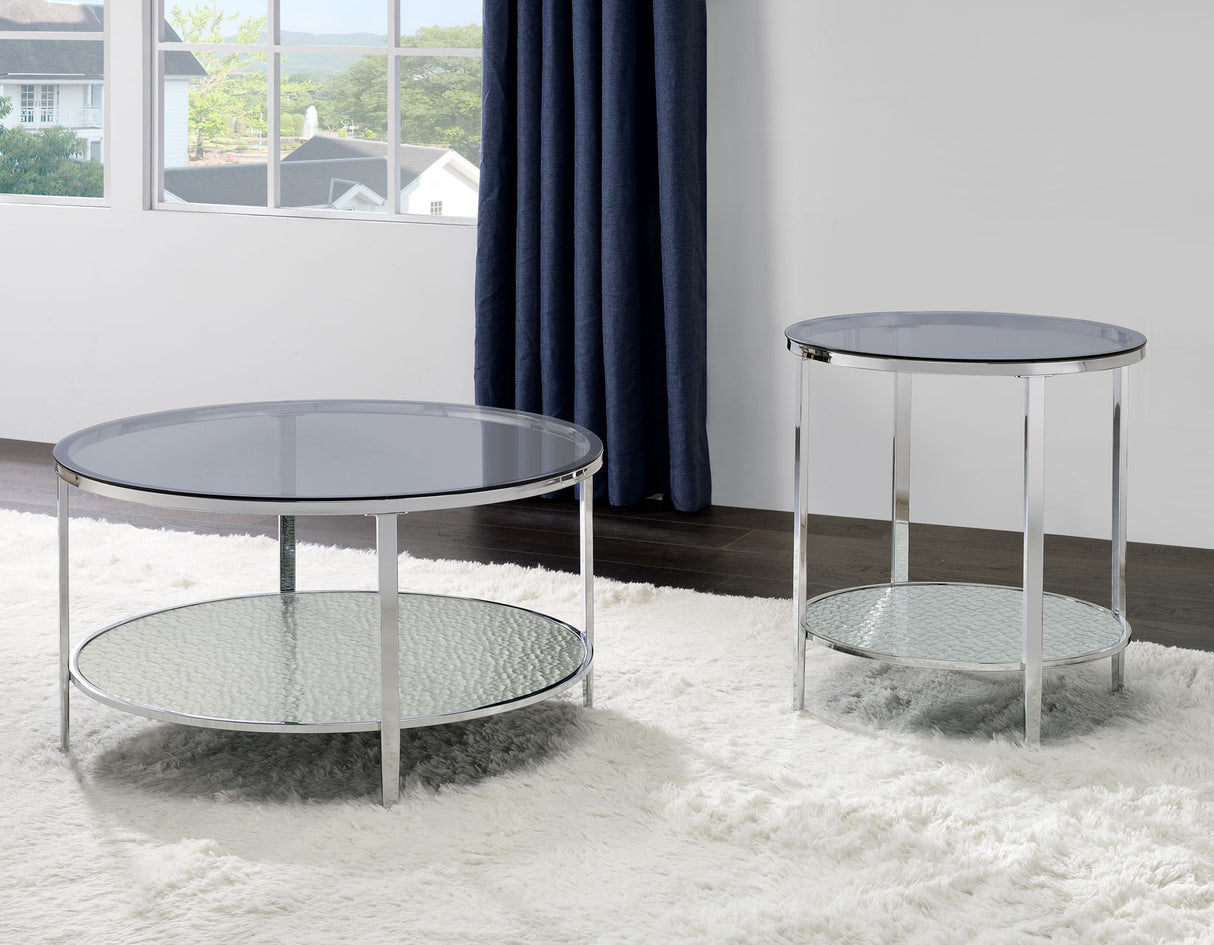 Frostine Round End Table from Steve Silver - Luna Furniture