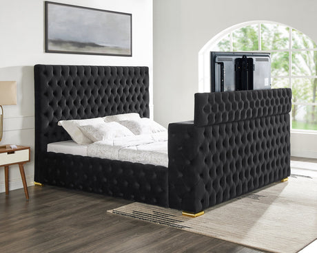 Future Black Platform Bed - Queen, King *King - FUTURE BLACK King - Luna Furniture