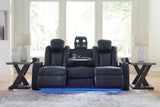 Fyne-Dyme Sofa, Loveseat and Recliner in Sapphire - PKG016479