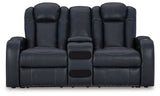 Fyne-Dyme Sofa, Loveseat and Recliner in Sapphire - PKG016479