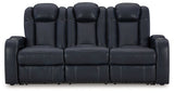 Fyne-Dyme Sofa, Loveseat and Recliner in Sapphire - PKG016479