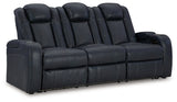 Fyne-Dyme Sofa, Loveseat and Recliner in Sapphire - PKG016479