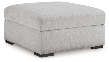 Gabyleigh Nickel Ottoman With Storage - 2090411