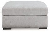 Gabyleigh Nickel Ottoman With Storage - 2090411