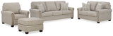 Gaelon Sofa, Loveseat, Chair and Ottoman in Dune - PKG015825