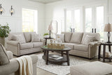 Gaelon Sofa, Loveseat, Chair and Ottoman in Dune - PKG015825