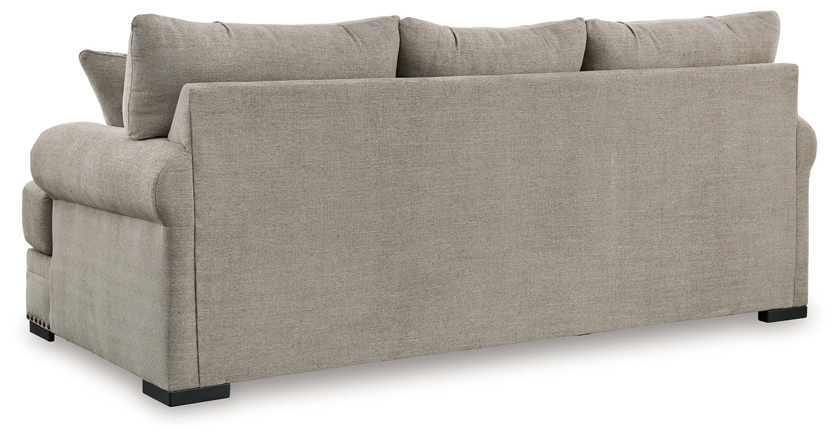 Galemore Sofa, Loveseat, Chair and Ottoman in Quarry from Ashley - Luna Furniture