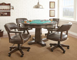 Game Table and Chairs, Ruby, 6-Piece from Steve Silver - Luna Furniture