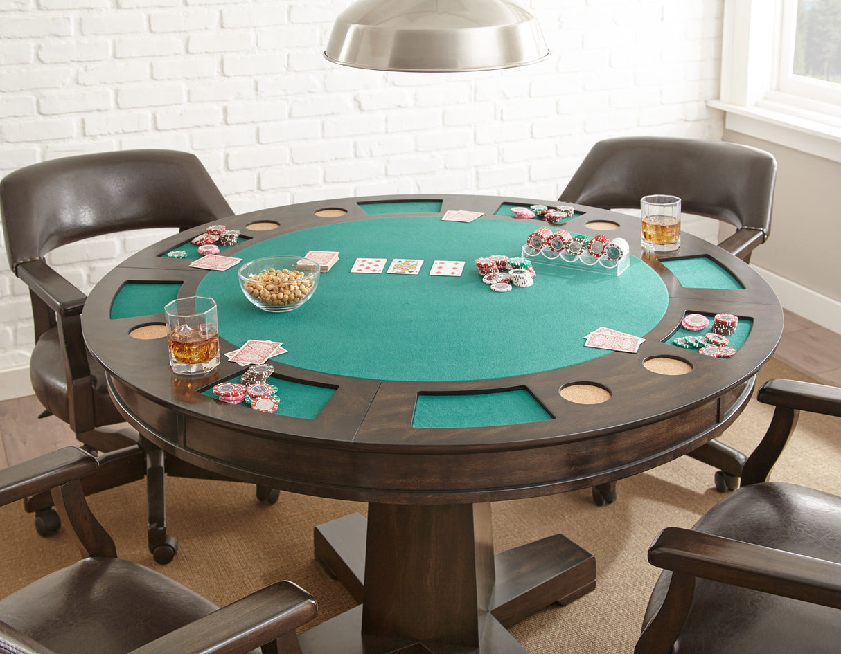 Game Table and Chairs, Ruby, 6-Piece from Steve Silver - Luna Furniture