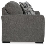 Gardiner Chair and Ottoman in Pewter from Ashley - Luna Furniture