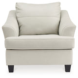 Genoa Chair and Ottoman in Coconut - PKG015069