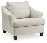 Genoa Chair and Ottoman in Coconut - PKG015069