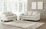 Genoa Sofa and Loveseat in Coconut - PKG015070