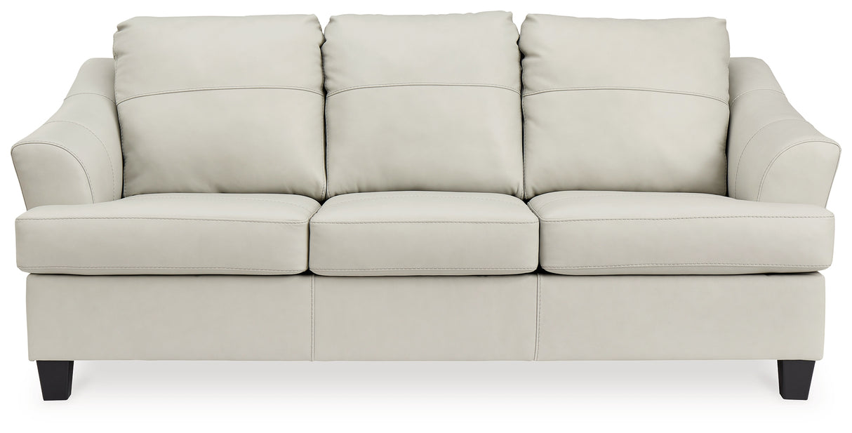 Genoa Sofa, Loveseat, Chair and Ottoman in Coconut - PKG015071