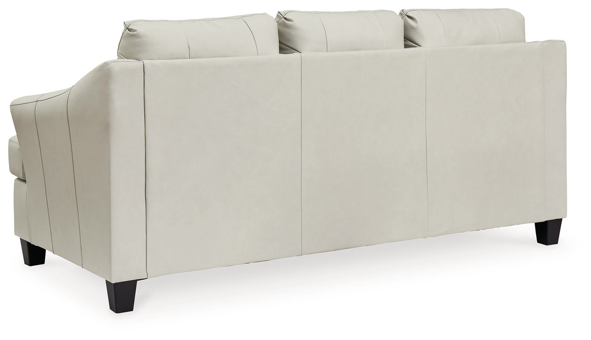 Genoa Sofa, Loveseat, Chair and Ottoman in Coconut - PKG015071