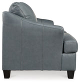 Genoa Sofa, Loveseat, Chair and Ottoman in Steel - PKG015074