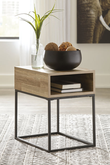 Gerdanet Coffee Table with 1 End Table in Natural - PKG008934