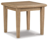 Gerianne Outdoor Coffee Table with 2 End Tables in Grayish Brown from Ashley - Luna Furniture