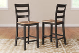 Gesthaven Counter Height Dining Table and 2 Barstools in Natural/Brown - PKG019454