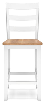 Gesthaven Counter Height Dining Table and 2 Barstools in Natural/White - PKG019458