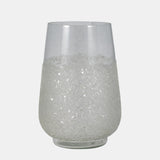 Glass, 10" Sugar Vase, Clear from Sagebrook Home - Luna Furniture