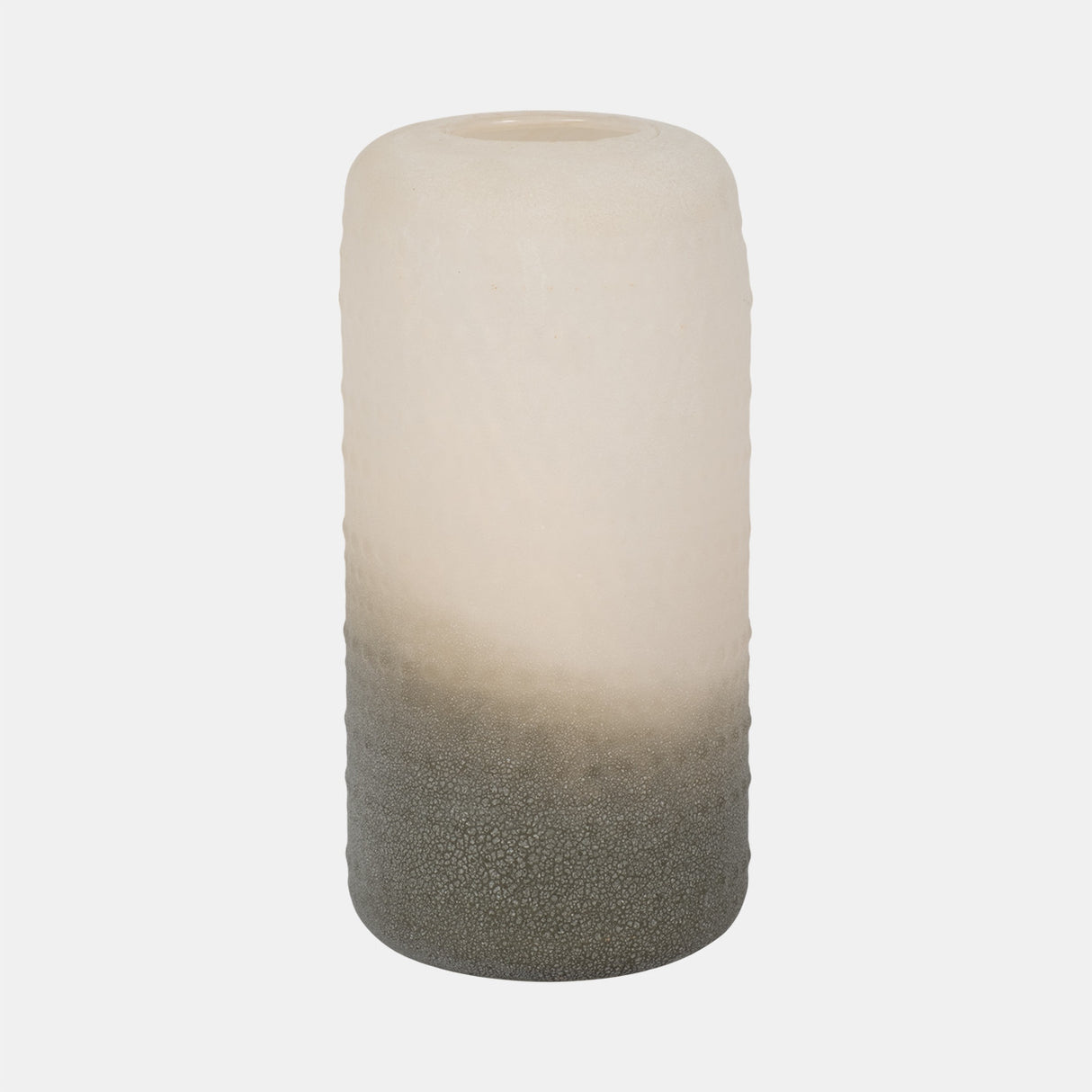 Glass 11" Textured 2-tone Vase, from Sagebrook Home - Luna Furniture