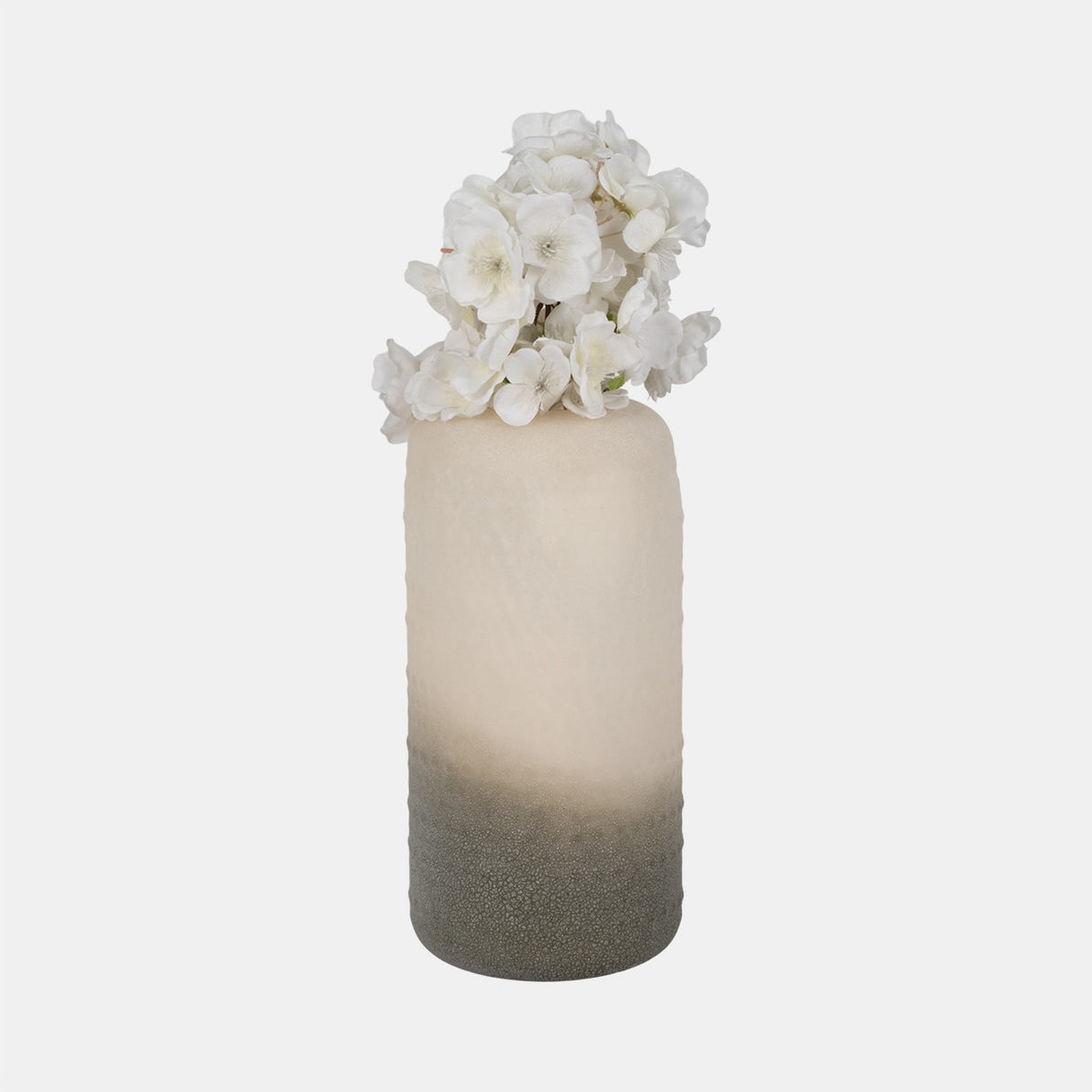 Glass 11" Textured 2-tone Vase, from Sagebrook Home - Luna Furniture