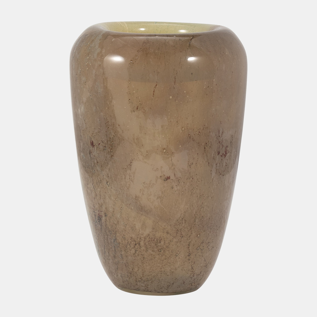 Glass, 13" 2-tone Vase, Nude from Sagebrook Home - Luna Furniture