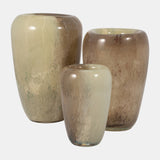 Glass, 13" 2-tone Vase, Nude from Sagebrook Home - Luna Furniture