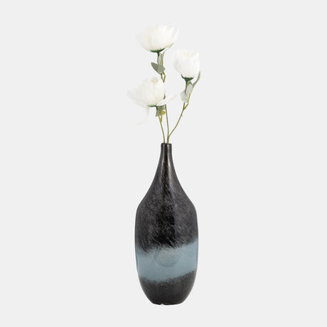 Glass, 14" Vase Blue Ombre from Sagebrook Home - Luna Furniture