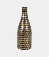 Glass, 15"h Mosaic Vase, Copper from Sagebrook Home - Luna Furniture