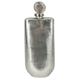 Glass, 19" Metallic Bottle Orb Topper, Silver from Sagebrook Home - Luna Furniture