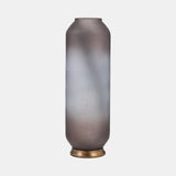 Glass, 20" Metallic Detail Vase, Blush from Sagebrook Home - Luna Furniture